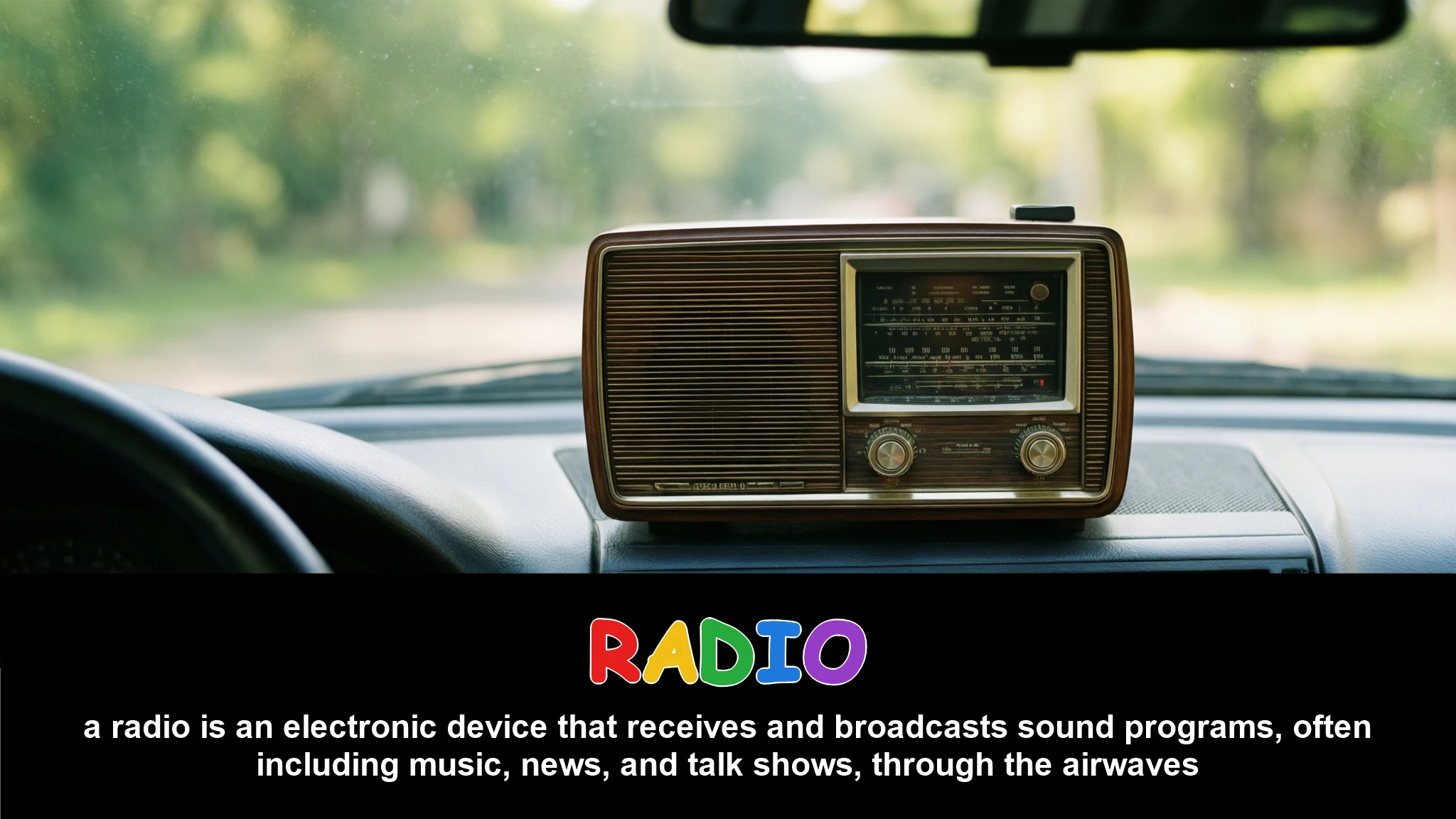 English Illustration for radio